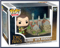 Elrond with Rivendell from Lord of the Rings - Pop! Towns manufactured by Funko [Front]