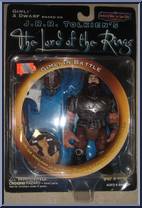 Gimli (Battle) from Lord of the Rings (Middle Earth) - Basic Series manufactured by Toy Vault [Front]