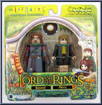 Boromir / Merry from Lord of the Rings - Minimates - Wave 2 manufactured by Diamond Select [Front]