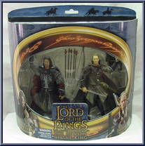 Aragorn (Super Poseable Pelennor) & Legolas (UK) Action Figure