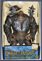 Battle Troll (Deluxe Poseable) from Lord of the Rings - Return of the King - Large Electronic Figures manufactured by Toy Biz [Front]