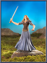 Eowyn (Sword Slashing) from Lord of the Rings - Return of the King - Series 3 manufactured by Toy Biz [Loose]
