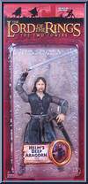 Aragorn (Helm's Deep, Sword Slashing) from Lord of the Rings - Trilogy - Two Towers - Series 1 manufactured by Toy Biz [Front]