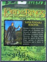 Boromir (Super Poseable) from Lord of the Rings - Trilogy - Fellowship of the Ring - Series 4 manufactured by Toy Biz [Back]