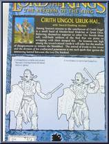 Cirith Ungol Uruk-Hai from Lord of the Rings - Trilogy - Return of the King - Series 3 manufactured by Toy Biz [Back]