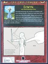 Eowyn (Sword Slashing Action) from Lord of the Rings - Trilogy - Two Towers - Series 1 manufactured by Toy Biz [Back]
