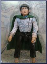 Frodo (Shelob Attack) from Lord of the Rings - Trilogy - Return of the King - Series 4 manufactured by Toy Biz [Front]