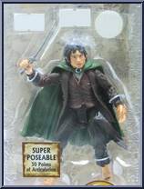 Frodo (Super Poseable) from Lord of the Rings - Trilogy - Two Towers - Series 3 manufactured by Toy Biz [Front]