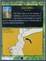 Galadriel (Lady of Light) from Lord of the Rings - Trilogy - Fellowship of the Ring - Series 1 manufactured by Toy Biz [Back]