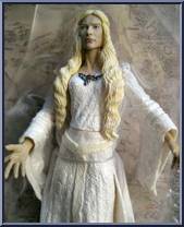 Galadriel (Lady of Light) from Lord of the Rings - Trilogy - Fellowship of the Ring - Series 1 manufactured by Toy Biz [Front]