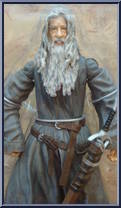 Gandalf (Balrog Battle) from Lord of the Rings - Trilogy - Two Towers - Series 5 manufactured by Toy Biz [Front]
