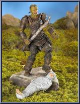 Gorbag (with Webbed Frodo) from Lord of the Rings - Trilogy - Return of the King - Series 4 manufactured by Toy Biz [Loose]