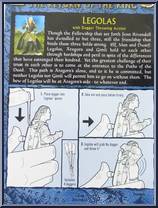 Legolas (Super Poseable, Dagger Throwing) from Lord of the Rings - Trilogy - Return of the King - Series 1 manufactured by Toy Biz [Back]