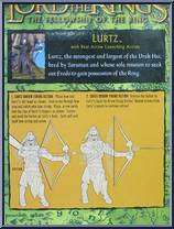 Lurtz (Real Arrow Launching Action) from Lord of the Rings - Trilogy - Fellowship of the Ring - Series 3 manufactured by Toy Biz [Back]