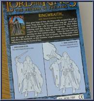 Ringwraith (with Sword Lunging Action) from Lord of the Rings - Trilogy - Return of the King - Series 3 manufactured by Toy Biz [Back]