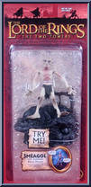 Smeagol (with Authentic Movie Phrases) from Lord of the Rings - Trilogy - Two Towers - Series 1 manufactured by Toy Biz [Front]