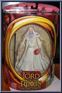 Saruman the White (White Belt, White Robes) from Lord of the Rings - Two Towers - Series 2 manufactured by Toy Biz [Front]