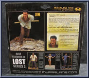 Jin from Lost - Series 2 manufactured by McFarlane [Back]
