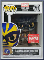 El Animal Indestructible (Gray) from Lucha Libre - Lucha Libre Pop! manufactured by Funko [Front]