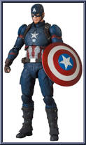 Captain America (Avengers: Endgame) from Mafex - Marvel manufactured by Medicom [Loose]