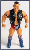 British Bulldog from Major Wrestling Figure Podcast - Major Bendies - Series 4 manufactured by Unknown [Loose]