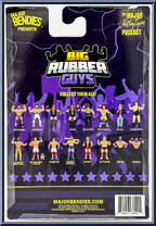 Macho Man Randy Savage (Pink Shorts) from Major Wrestling Figure Podcast - Big Rubber Guys manufactured by Unknown [Back]