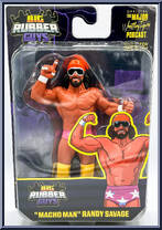 Macho Man Randy Savage (Pink Shorts) from Major Wrestling Figure Podcast - Big Rubber Guys manufactured by Unknown [Front]