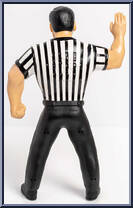Referee John from Major Wrestling Figure Podcast - Major Bendies - Exclusives manufactured by Unknown [Loose]