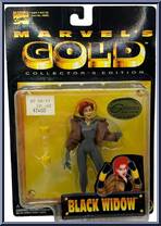 Black Widow from Marvel - Gold manufactured by Toy Biz [Front]