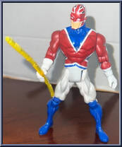 Captain Britain from Marvel - Modern Age manufactured by Toy Biz [Loose]