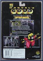 Captain Marvel from Marvel - Gold manufactured by Toy Biz [Back]