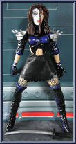 Typhoid Mary from Marvel - Super-Villains - The Vault manufactured by Toy Biz [Loose]