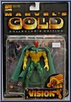 Vision from Marvel - Gold manufactured by Toy Biz [Front]