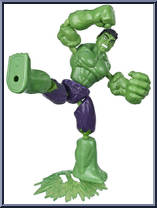 Hulk from Marvel - Bend and Flex - Basic Series manufactured by Hasbro [Loose]