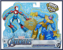 Iron Patriot vs Thanos Action Figure