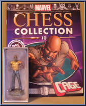 Cage from Marvel Chess Collection - Basic Series manufactured by Eaglemoss [Front]