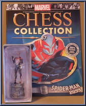 Spider-Man 2099 from Marvel Chess Collection - Basic Series manufactured by Eaglemoss [Front]
