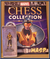 Wasp from Marvel Chess Collection - Basic Series manufactured by Eaglemoss [Front]