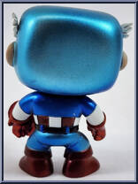 Captain America (Metallic / Masked) from Marvel - Marvel Universe Pop! manufactured by Funko [Loose]