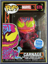 Carnage (Blacklight) from Marvel - Marvel Universe Pop! manufactured by Funko [Front]