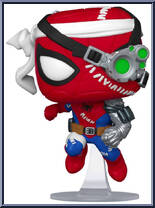 Cyborg Spider-Man from Marvel - Marvel Universe Pop! manufactured by Funko [Loose]