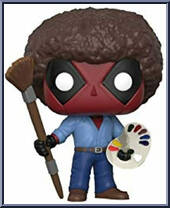 Deadpool (as Bob Ross) Action Figure