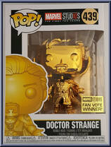 Doctor Strange (Gold Chrome) from Marvel - Marvel Stud10s Pop! manufactured by Funko [Front]