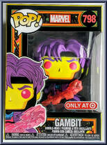 Gambit (Blacklight) from Marvel - Marvel Universe Pop! manufactured by Funko [Front]