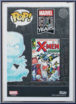 Iceman (Flocked) (1st Appearance) from Marvel - 80 Years Pop! manufactured by Funko [Back]