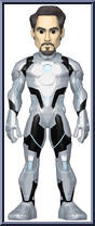 Iron Man (Silver / Black Suit) Action Figure