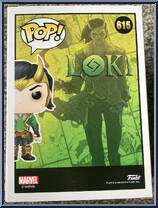 Loki from Marvel - Marvel Universe Pop! manufactured by Funko [Back]