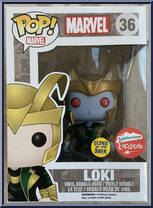 Loki (Frost) (Glows in the Dark) from Marvel - Marvel Universe Pop! manufactured by Funko [Front]