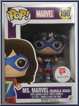 Ms. Marvel (Kamala Khan) from Marvel - Marvel Universe Pop! manufactured by Funko [Front]