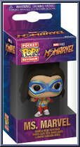 Ms. Marvel from Marvel - Pop! Keychains manufactured by Funko [Front]